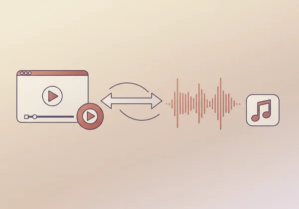 Convirtiendo un video de YouTube a un archivo de audio MP3.