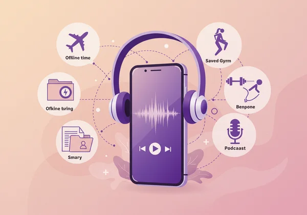 escucha sin conexión, ahorro de espacio