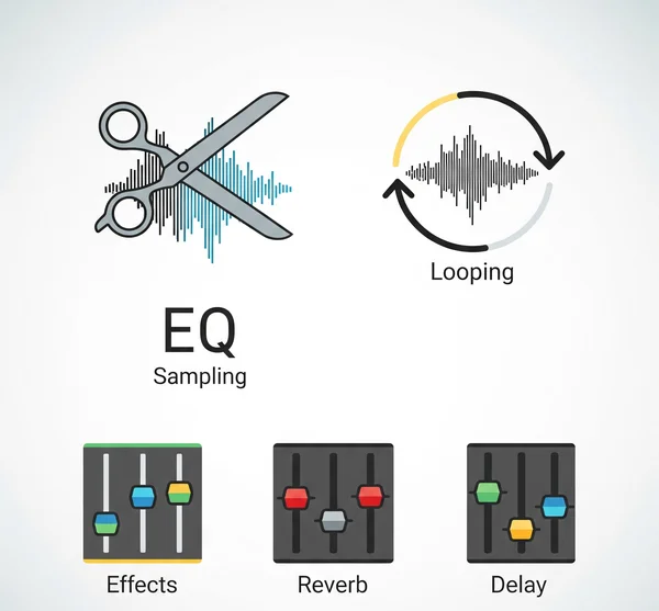 Técnicas básicas de remix musical como looping y adición de efectos