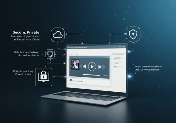 Vista holística de una plataforma de conversión en línea segura