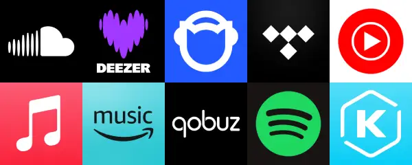 Servicios de streaming de música legales